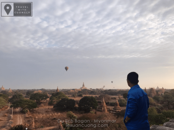 Bagan - Myanmar mờ ảo mới những quả khinh khí cầu đầy màu sắc