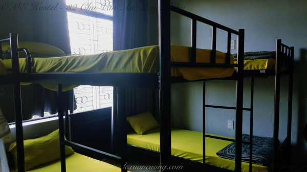 Giường ngủ dorm tại OME Hostel - 32 Chu Văn An, Quy Nhơ