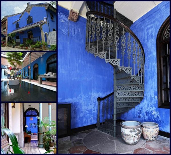 Biệt thự xanh huyền bí trên khu Blue Mansion 