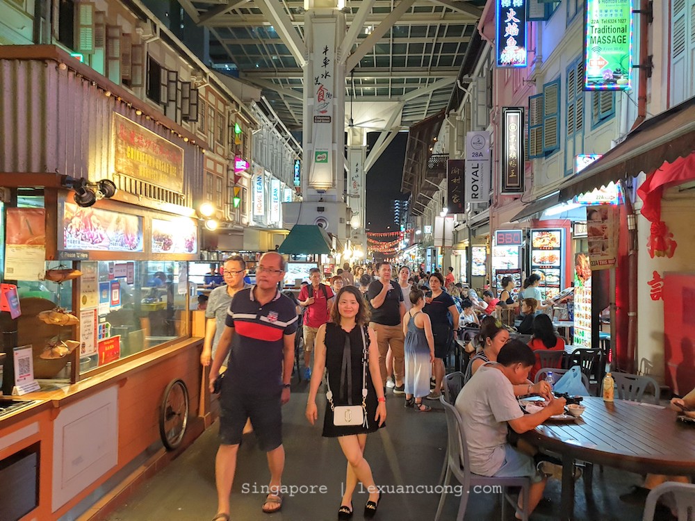 khu chinatown khi du lich Singapore 2 Kinh nghiệm và lịch trình chi tiết du lịch Singapore cùng gia đình